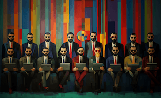 Legacy Systems Modernization Services - Kazimir Malevich style